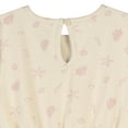 thumbnail image 3 of Gerber Toddler Girl Short-Sleeve Ruffled Hem Dress, Sizes 2T-5T, 3 of 7