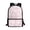 Pink Paw Prints, variant on Uourmeti Tie Dye Lightweight Backpack for School Travel, Stylish Smooth Zippers Student Bookbag Durable School Backpack