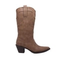 thumbnail image 2 of Adtec Women's 14" Western Pull On Decorative Stitching, Light Brown. 8609 (8 D), 2 of 4
