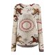 thumbnail image 4 of Moda Mujer Camisas casuales de manga larga Primavera Otoño Tops Blusa con cuello en V Pompotops  FGAJ13017, 4 of 5