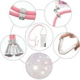 thumbnail image 6 of Long Crossbody Lanyard Clear Case for Samsung Galaxy S23 Ultra (Not S23) with Adjustable Neck Strap, Glitter Sparkly Bling Quicksand Phone Cover Cases for Samsung S23 Ultra QKG Colorful, 6 of 7