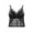 Black, variant on Mrat Lightweight Tank Tops Bralettes for Women Lace Spaghetti Strap Cami Tops Slim Basic Camisole Fashion Cropped Tank Tops with Chest Pad S-229 Rose Gold One Size