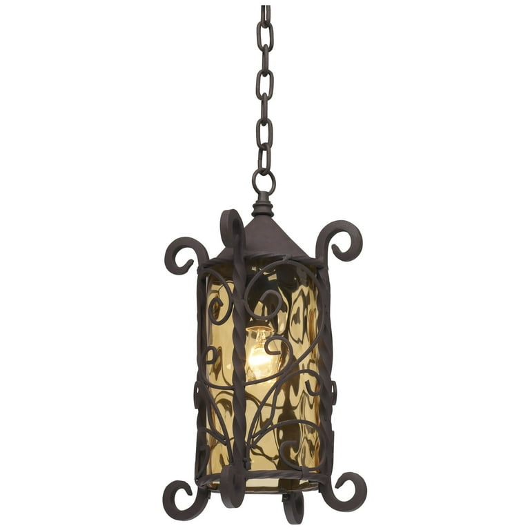 John Timberland Traditional Outdoor Light Hanging Dark Walnut Iron Scroll 15 John Timberland Traditional Outdoor Light Hanging Dark Walnut Iron Scroll 15