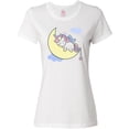 thumbnail image 3 of Inktastic Unicorn Moon Women's T-Shirt, 3 of 5