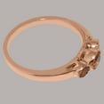 thumbnail image 5 of LBG British Made Solid 14k Rose Gold ring with Natural Citrine Womens Engagement Ring - 33 size options - Size 9.75, 5 of 7