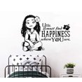 thumbnail image 1 of Adhesivo mural «You Must Find Happiness Princess» para decoración, 1 of 1