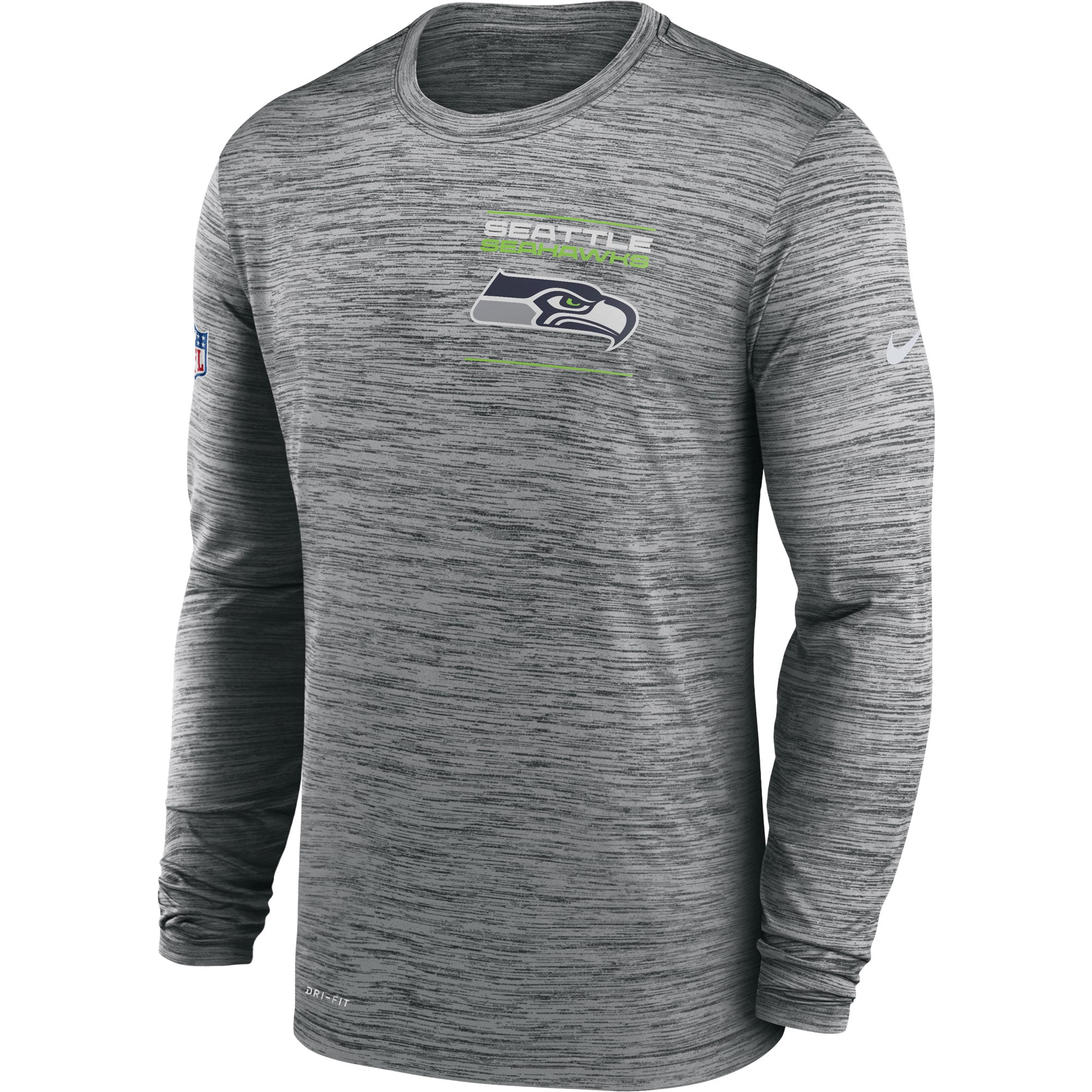 يو لاونج Seattle Seahawks Sideline Legend Authentic Logo Long Sleeve T-Shirt D.Grey علاج احتكاك الرقبة