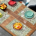 thumbnail image 7 of Sage Green Botanical Floral Placemats Set of 4 Vintage Tropical Herbs Fern Leaves Place Mats 12x18 Inch Seasonal Plant Spring Summer Linen Fabric Table Mats for Party Kitchen Dining Decor, 7 of 7