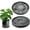 Grey, variant on LANDLIT 2 Pcs Plant Caddy with Hidden Wheels, 12" Rolling Plant Stand 165 LBS Heavy Duty with Hidden 360 ° Rotating Silent Wheel Wheels for Outdoor Indoor Large Plant Pots, Flower Pot, Patio