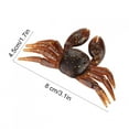 thumbnail image 4 of 5 unids/lote PVC suave realista Señuelos de Pesca cangrejo cebo Artificial aparejos accesorios (marrón), 4 of 5