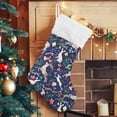 thumbnail image 5 of Coolnut Christmas Stocking Personalized Watercolor Christmas Large Candy Stocking Hanging Gift Xmas Stockings Decoration 2PCS for Family Holiday Party Ornaments Decor Fireplace, 5 of 7