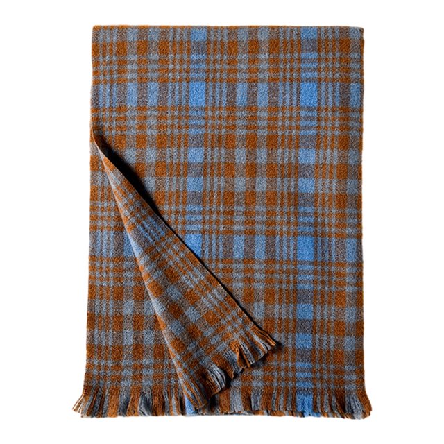 Bufanda de invierno para mujer, bufanda a cuadros de otoño, sensación de cachemira, bufanda de invierno, bufanda grande de punto para mujer, chal cálido
