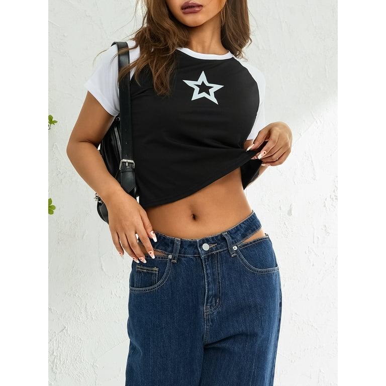 トップス 9090girl 90 Logo Girl Cropped Tee 90 Logo Girl Cropped Tee – YZ