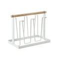 thumbnail image 1 of Escurridor de Tazas Inteprter Estante con Mango de Madera Resistente a la Corrosión Blanco HA071956-01, 1 of 1