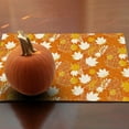 thumbnail image 5 of Oioii 17.72x11.81in Fall Paper Place Mats Maple Leaves Thanksgiving Place Mats Autumn Seasonal Decorative Paper Table Mats for Kitchen Dining Table Party Decoration, B, 5 of 6