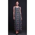 thumbnail image 3 of Bimba Robe Longue Décontractée en Rayonne Florale pour Femmes Bretelles Spaghetti Maxi Robe d'Été-grande, 3 of 4