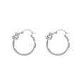 thumbnail image 2 of Earring Female Circle Knotted Ear Hoop Personality Studs, 2 of 7