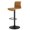 Black, variant on New Pacific Direct Jayden 31.5" PU Leather Bar Stool in Brown/Black (Set of 2)