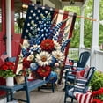 thumbnail image 4 of JoyMoreHome Patriotic Memorial Day Garden Flag,12x18 Inch Double Sided 4th of July USA Independence Day Welcome Yard Flag Summer Holiday Seasonal Farmhouse Outdoor Outside Decoration, 4 of 6