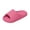 Hot Pink, variant on Womens Mens Backless Platform Sandals Breathable Open Toe Non Slip Quick Drying Bathroom Shower Slides
