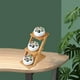 thumbnail image 5 of Maceta de cerámica para plantas s, maceta decorativa, estante de madera, platillos, gato de drenaje extraíble Cola Contenedor suculento, 5 of 8