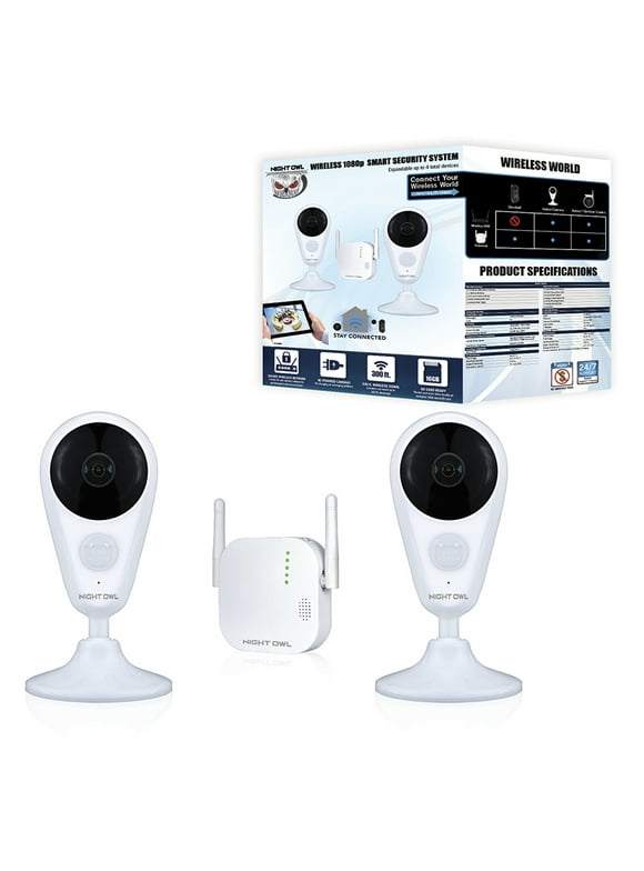 Night Owl 4 Channel Wireless Smart Security Hub Night Owl Wireless Cameras in Security Cameras - Walmart.com