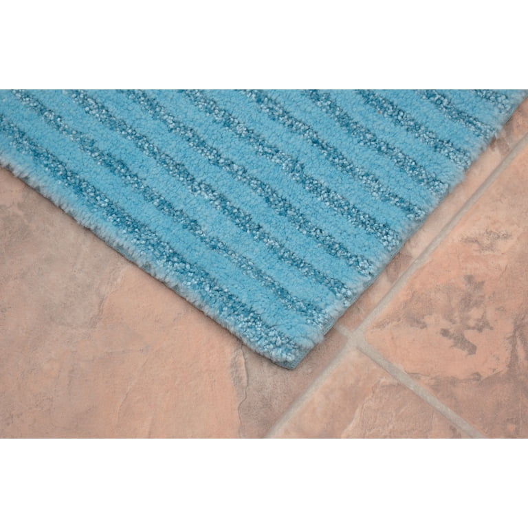 Plush Nylon Bath Rug Runner with Non-Slip Backing photo 2