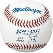 (12 Pack) MacGregor Safe/Soft Baseballs, Level 10, Ages 12+