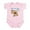Petal Pink, variant on CafePress - Monkeys Little Bro W Big Infant Body Suit - Baby Light Bodysuit, Size Newborn - 24 Months