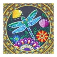 thumbnail image 1 of Cuadros Decorativos Kit de dibujo de arte de libélula de pintura de diamante de taladro de cristal de forma especial parcial 5D Likrtyny embutido en tela, 1 of 9