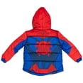 thumbnail image 2 of Spider-Man Costume Puffy Kids Jacket-Size 7-8, 2 of 2