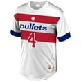 thumbnail image 2 of Men's Mitchell & Ness Chris Webber White Washington Bullets Mesh T-Shirt, 2 of 3