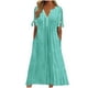 thumbnail image 1 of Vestido de verano genérico con hombros descubiertos y cuello en V 2025, 1 of 6