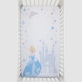 thumbnail image 3 of Disney Princess Cinderella - Light Blue and White Photo Op Fitted Crib Sheet, 3 of 9
