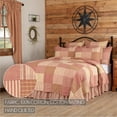 thumbnail image 2 of VHC Brands Sawyer Mill Red California King Quilt 130Wx115L Bedding Accessory, 130x115, 2 of 4