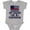 AC-Heather Grey, variant on Fireman Daddy is a Firefighter Boys or Girls Baby Bodysuit