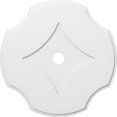 thumbnail image 1 of Ekena Millwork CMP38PL-04000 38 Po OD x 4 Po ID Carré Percival Architectural Grade PVC Contemporain Plafond Médaillon, 1 of 1