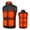 Style11-Black, variant on ersvoioy Heated Vest for Women Stand Collar Sleeve Quilted Gilet 11 Heating Zones Dual Control Lightweight Windproof Insulated Shell Winter Outdoor Camping Hiking Skiing Travel (Battery Not Included)