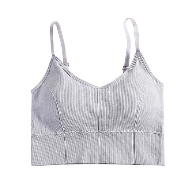 MIASHUI Soutien-Gorge pour Femmes Camisole avec Soutien-Gorge Intégré Débardeurs pour Femmes Bretelle Camisole Extensible avec Soutien-Gorge à Bonnets Rembourrés Intégré