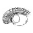 thumbnail image 3 of Metal Ring Sizing Kit Finger Measuring Band Ring Mandrel Sizer Finger Size Measurement Accessories, 3 of 8