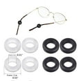 thumbnail image 6 of ZENTREE 16 Pairs Silicone Anti-slip Round Eyeglass Retainers Nose Pads Ear Hooks Glasses, 6 of 8