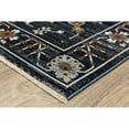 thumbnail image 2 of Oriental Weavers Keira Area Rug - KEI08 - 9'10" x 12'10" - in Navy/ Rust - Vintage Inspired, Stain Resistant, Family and Pet Friendly , Family, Dining, Living Room Rug, 2 of 5
