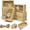 Brown-6.5x3.5x2 Inches-30 Sets, variant on 30-pack kraft paper drawer-style gift boxes, easy to assemble, durable, portable windowed boxes with tags and rope, suitable for gift wrapping, party favors, retail displays and commercial packaging.
