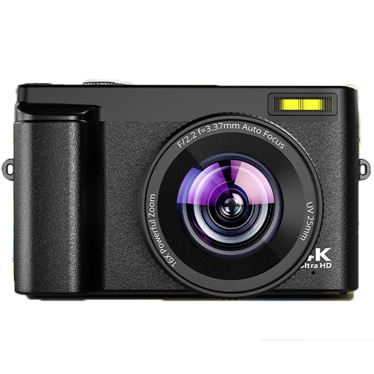 ACTITOP 4K Vlogging Camera, Autofocus, 48MP, 16x Digital Zoom