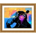 thumbnail image 2 of Stephen Chambers 32x25 Gold Ornate Wood Framed With Double Matting Wall Art Titled - The Thinker, 2 of 6