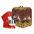 thumbnail image 6 of TSOVTHRID Rooster Chicken Pattern Mixer Cover Dustproof Stand Mixer Dust Cover Sunflower Daisy Print Stain Resistant Cover for Kitchen Aid Mixer with 2 Pockets and Top Handle for Extra Accessories,L, 6 of 7
