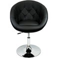 thumbnail image 3 of Nicer Furniture Rounded Leisure Bar Stool in Black, 3 of 3
