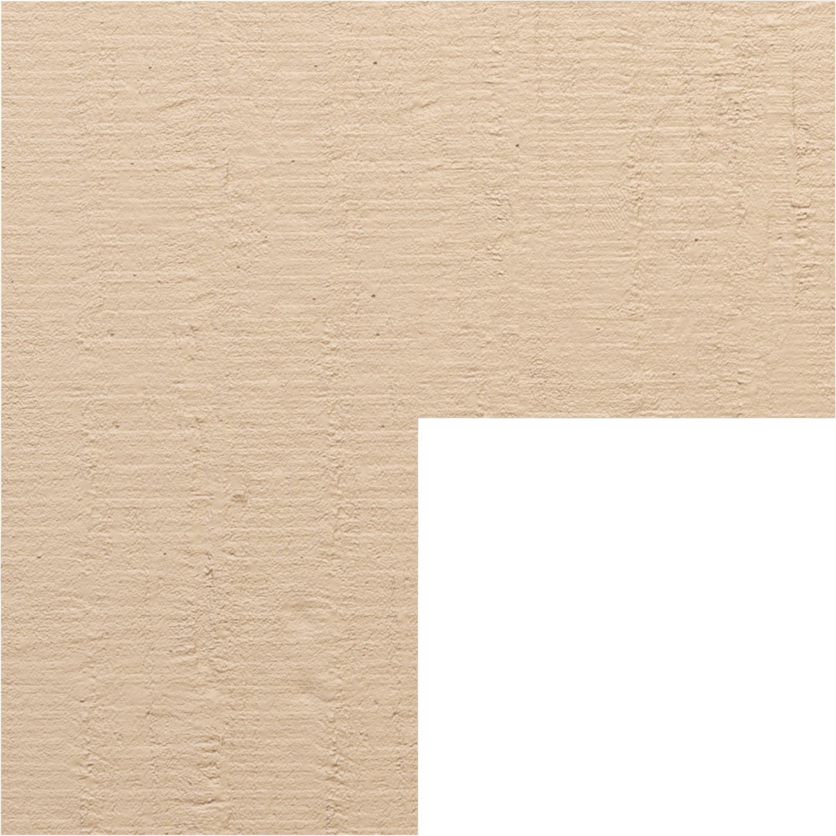 8"W x 32"D x 32"H Thin Chapel Hill Rough Cedar Woodgrain TimberThane Corbel, Primed Tan