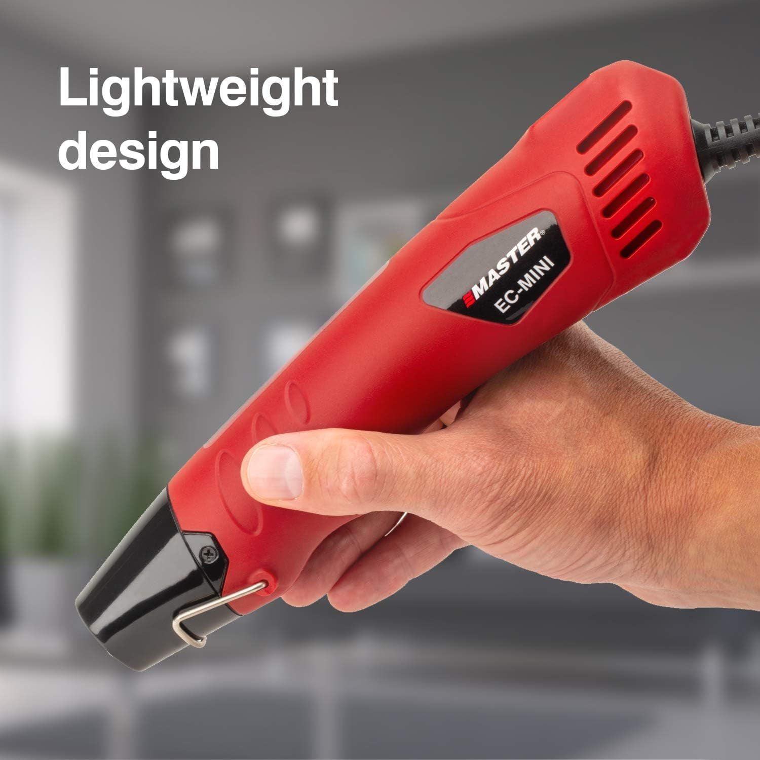 Master Appliance EC-MINI Portable Heat Gun Hot Air Gun with Heat Shrink Reflector, 350W, White
