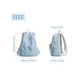 thumbnail image 3 of Gustave Women's Lightweight Backpack Purse Water Resistant Nylon 14 Inch Laptop Travel Backpack Casual Daypack Cute College Bookbag - Blue, 3 of 8